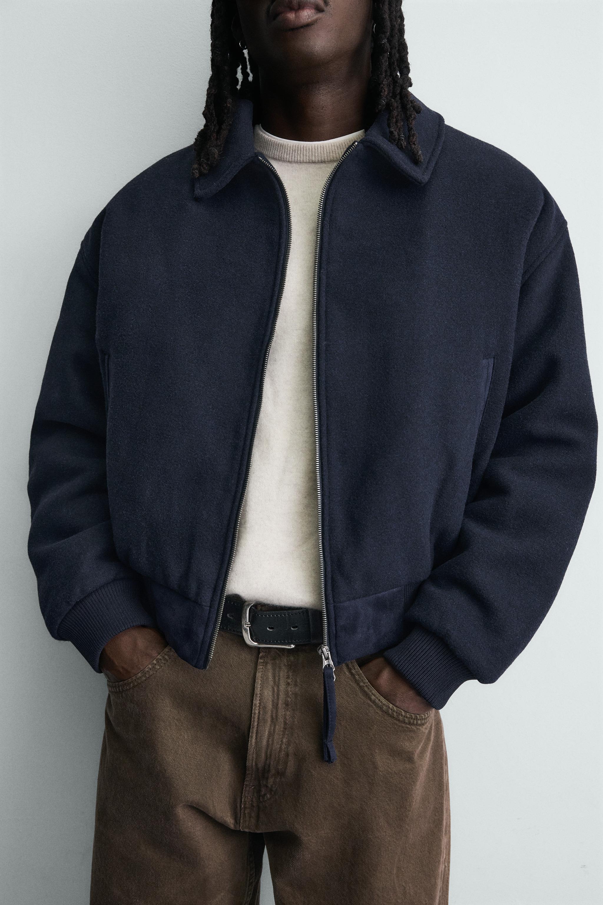 BLOUSON EN DRAP MATELASSÉ COUPE COURTE