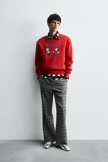 Zara MINNIE + MICKEY HARRY LAMBERT FOR ZARA X DISNEY 運動衫 - 紅色 - 圖片 0