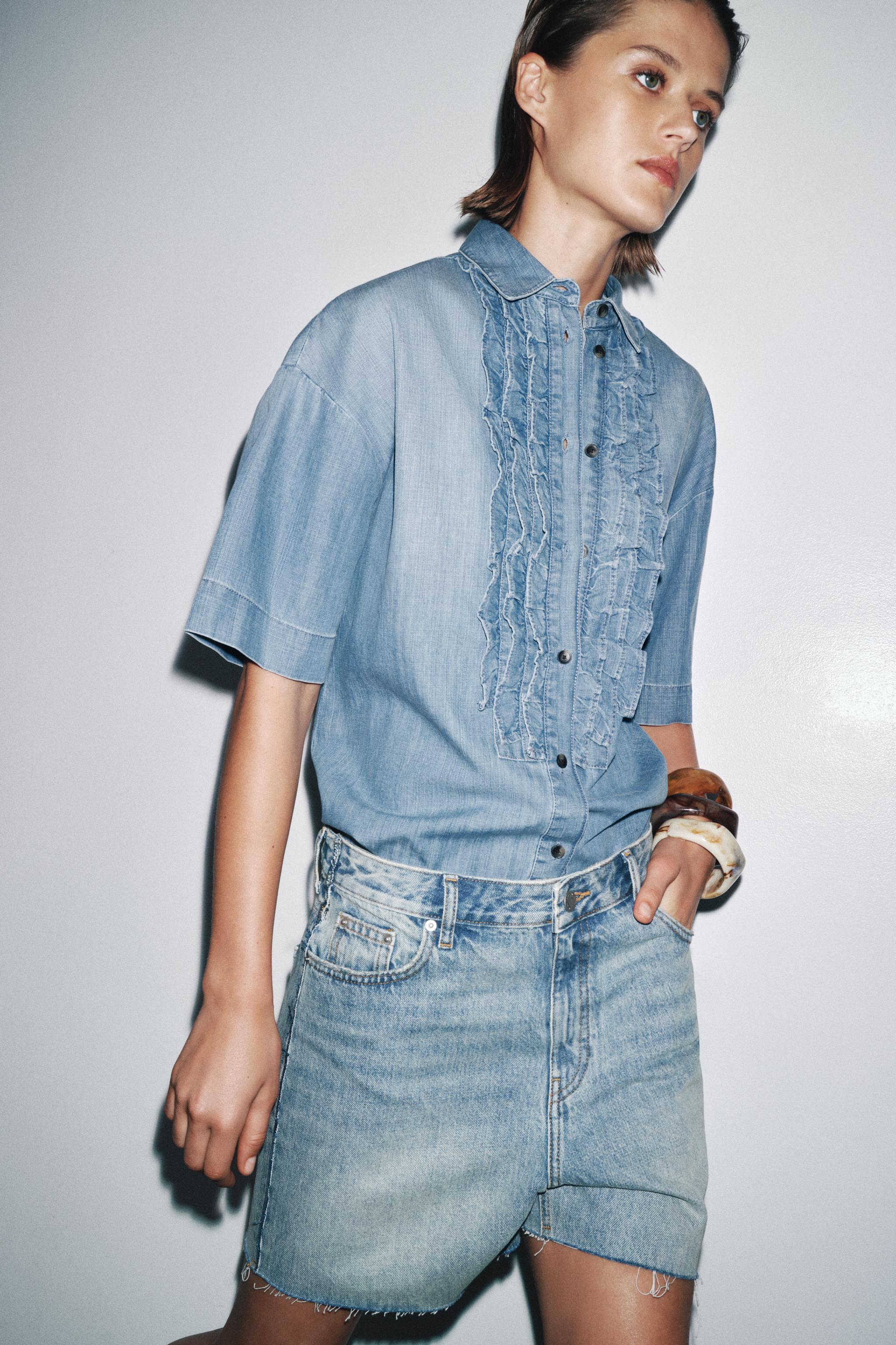 デニムシャツ – レディース | ZARA 日本