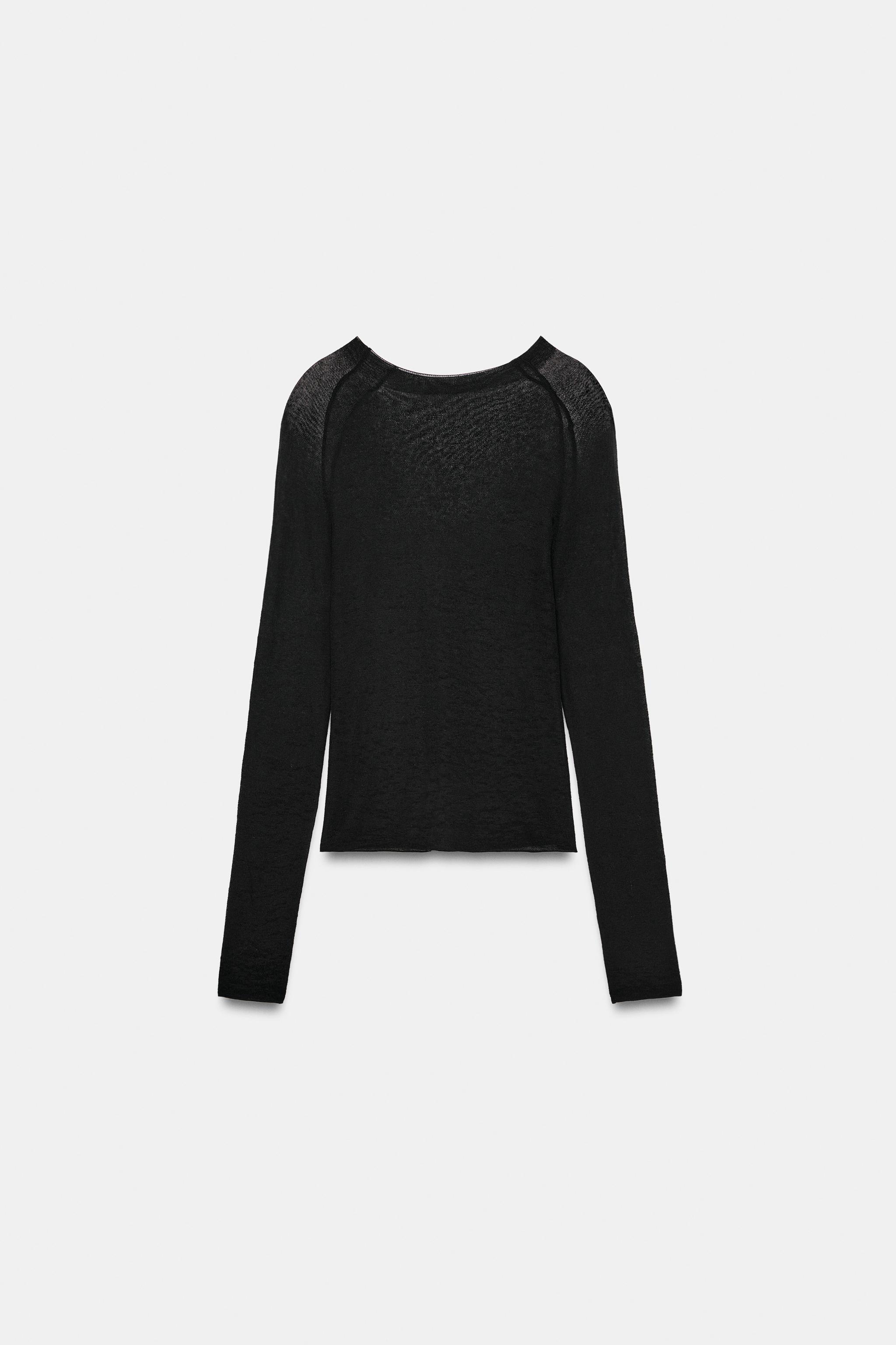 FINE-KNIT TOP