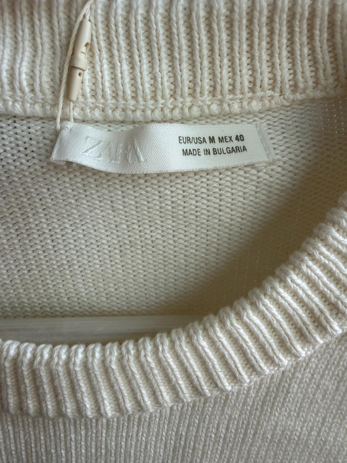 TEXTURED COTTON SWEATER - Image 5
