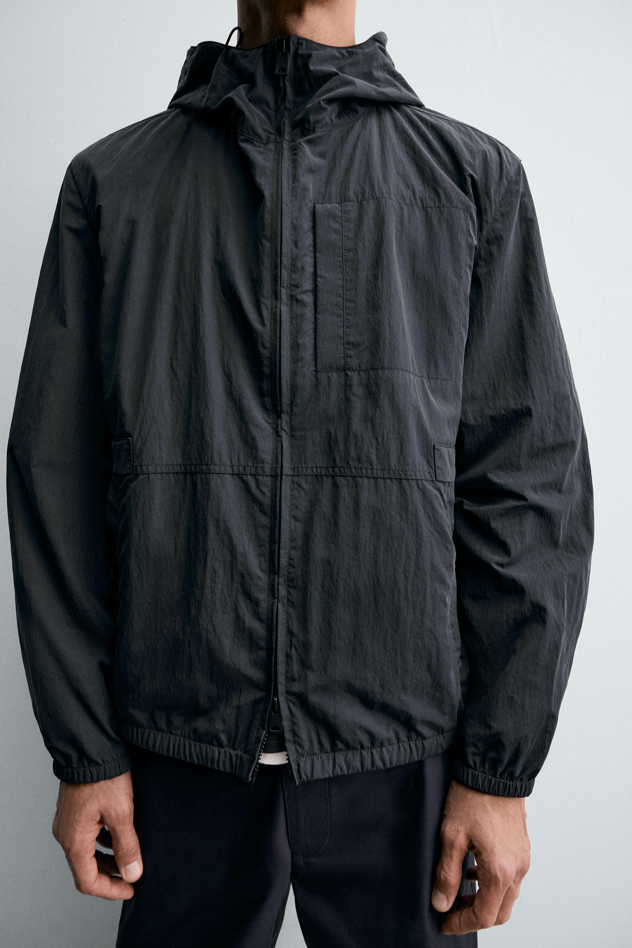 WATER REPELLENT LIGHTWEIGHT TECHNICAL JACKET - Dark navy