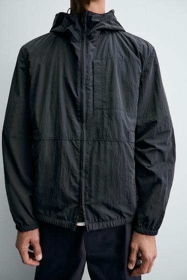 LIGHTWEIGHT WATER-REPELLENT TECHNICAL JACKET - Dark navy by Zara - Image 4