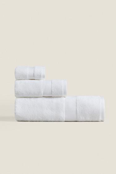 PREMIUM COTTON BATH TOWEL (600 GXM²) - Білий Zara