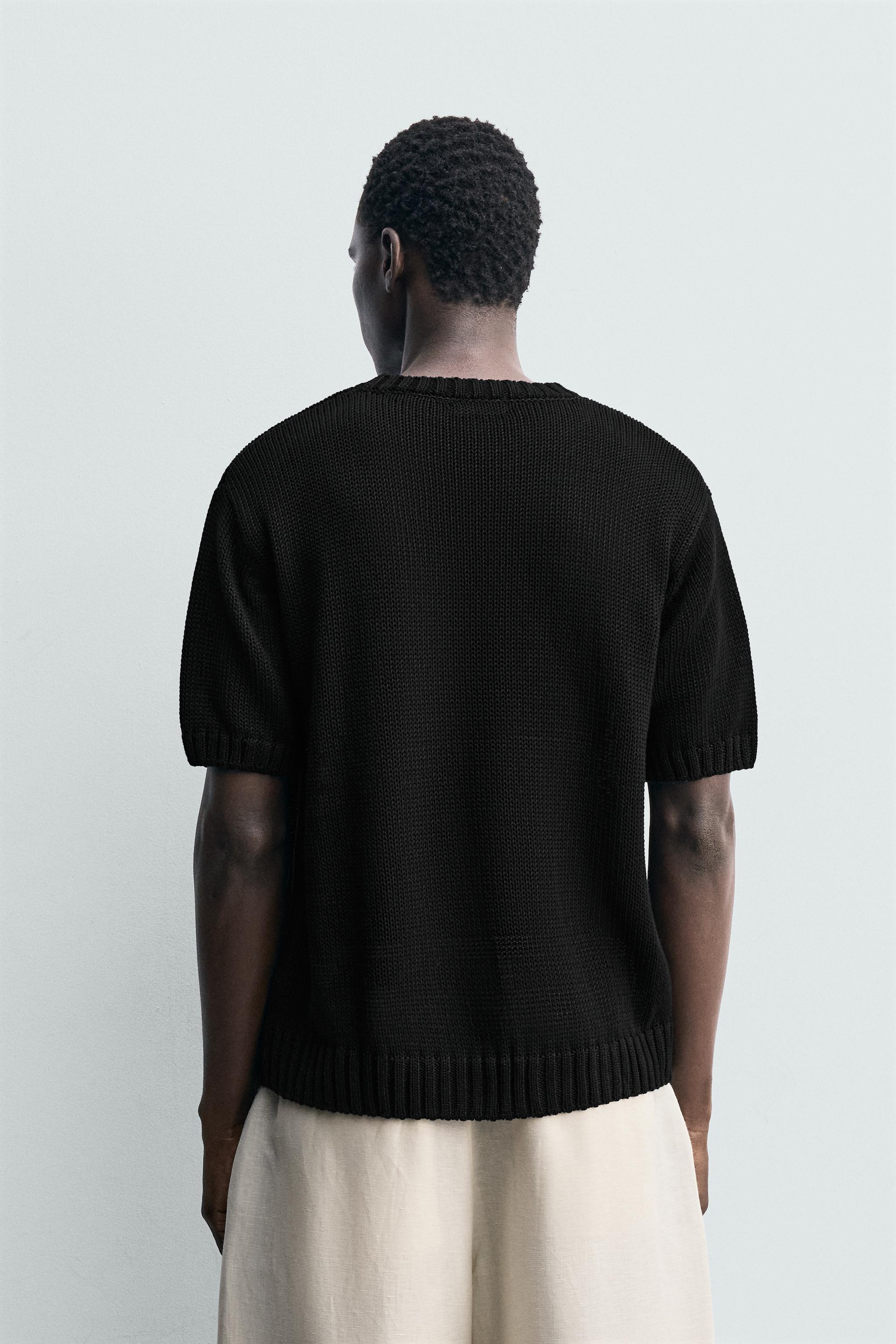 RELAXED FIT KNIT T-SHIRT