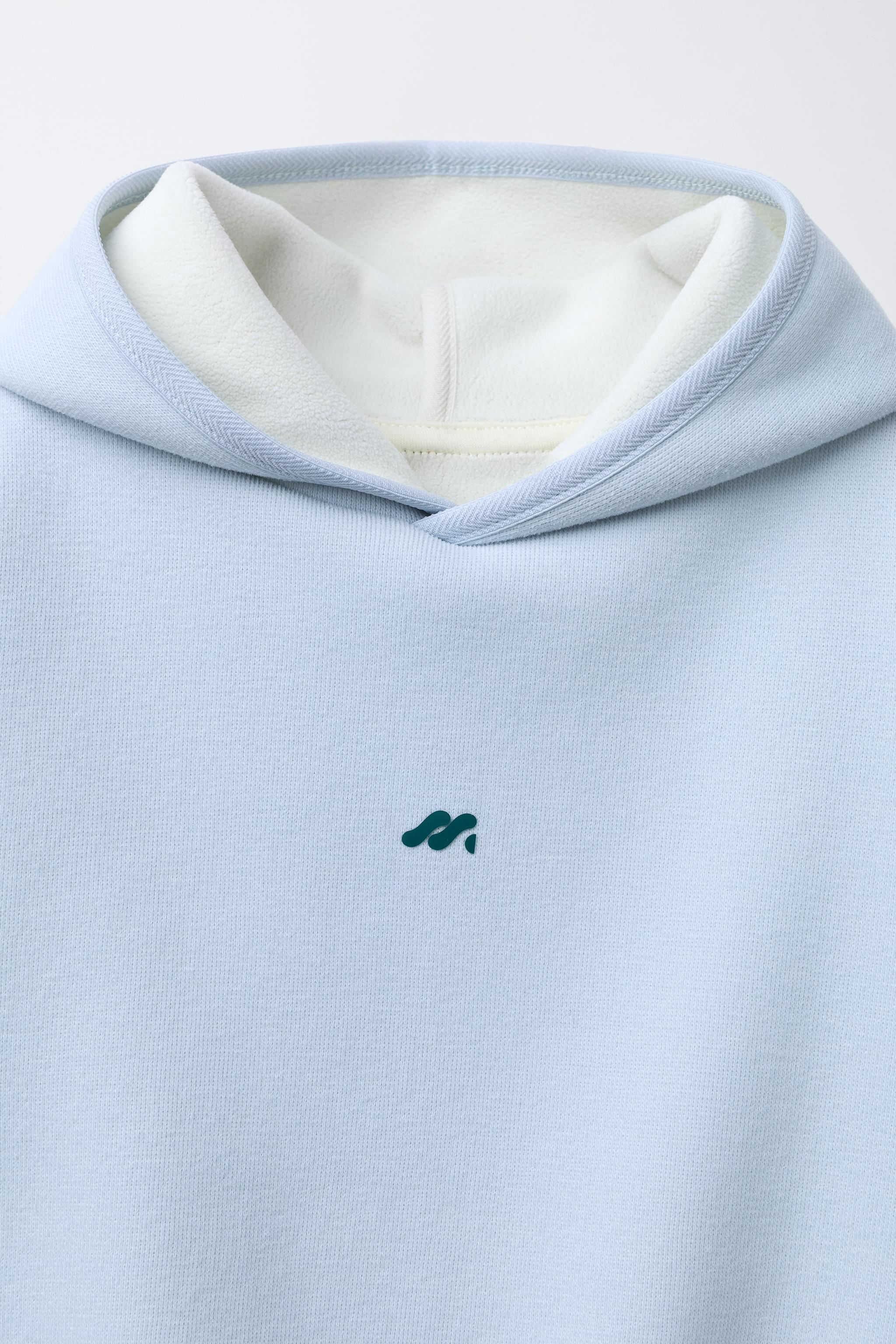 HOODIE FLEECE LINED WITH LOGO