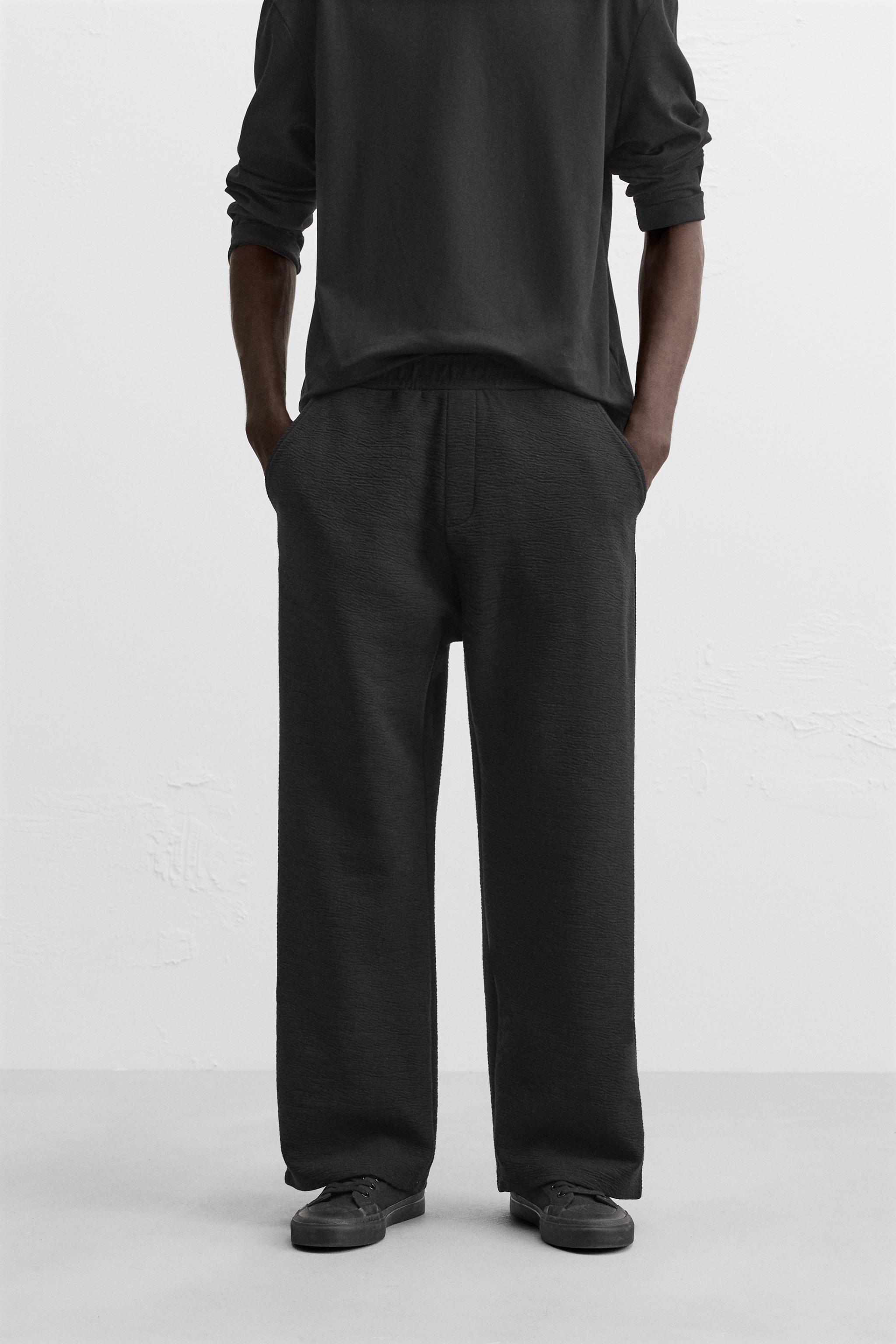 Zara tracksuit bottoms mens sale