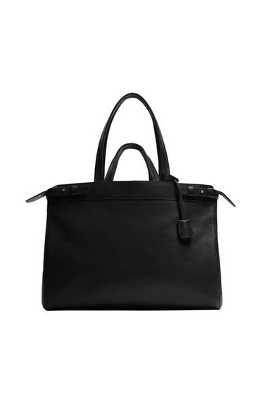 ԿԱՇՎԵ SHOPPER ՊԱՅՈՒՍԱԿ - Սև Zara-ից
