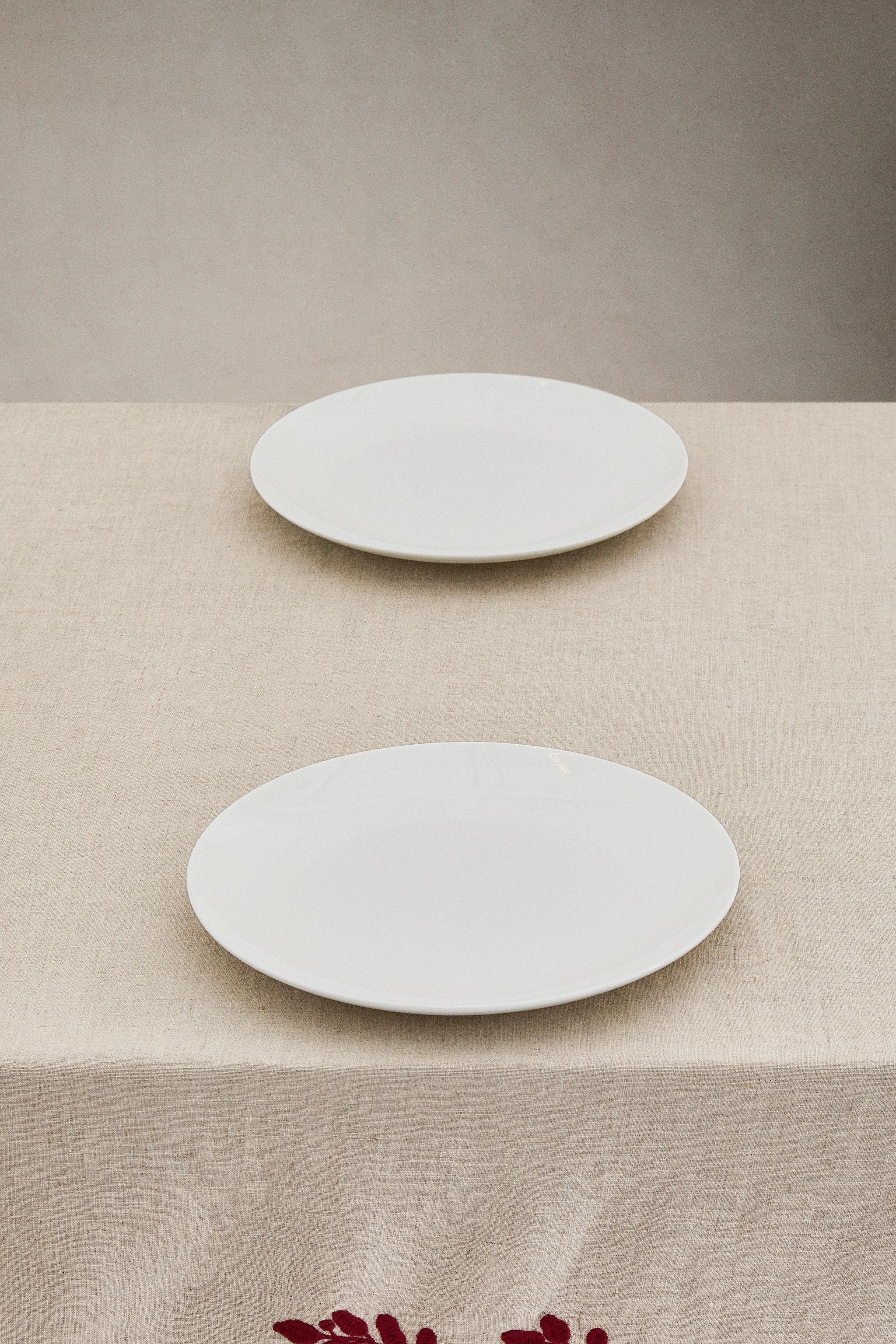 NAPPE LIN FEUILLES ROUGES NOËL