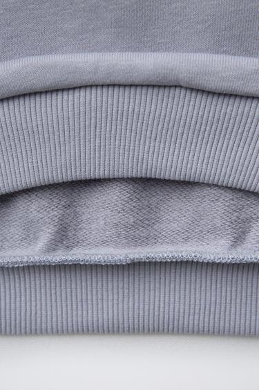 SWEAT POCHE CŒUR - Bleu de Zara - Image 3
