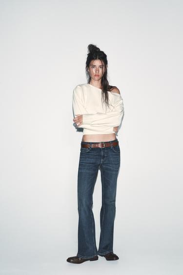 سويت شيرت قطني غير متماثل - خَام الخاص بـ Zara - صورة 0