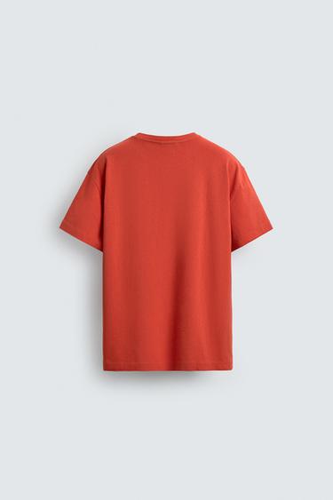 WASHED IPANEMA T-SHIRT - Orange by Zara - Image 7