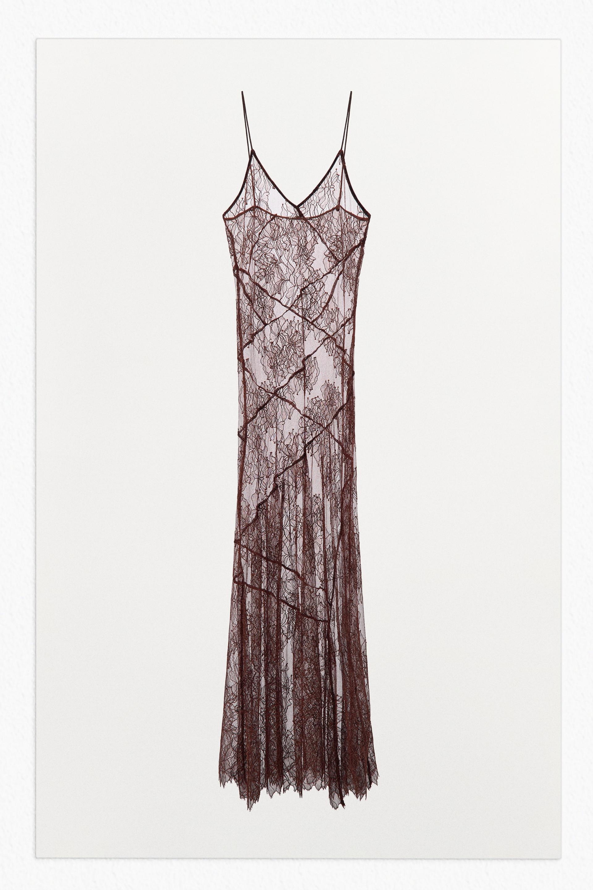 ASYMMETRICAL LACE DRESS