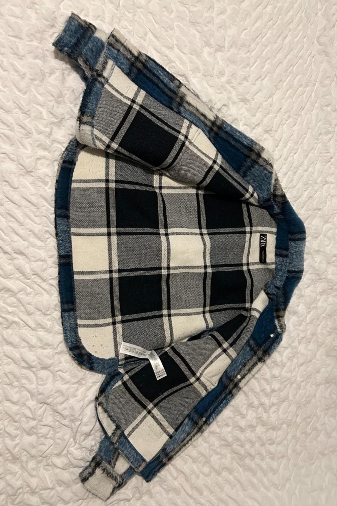 CROPPED CHECK OVERSHIRT - Image 2