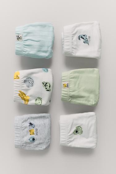 1 1/2-6 ANS/ LOT DE SIX SLIPS CHIOTS - Multicolore de Zara