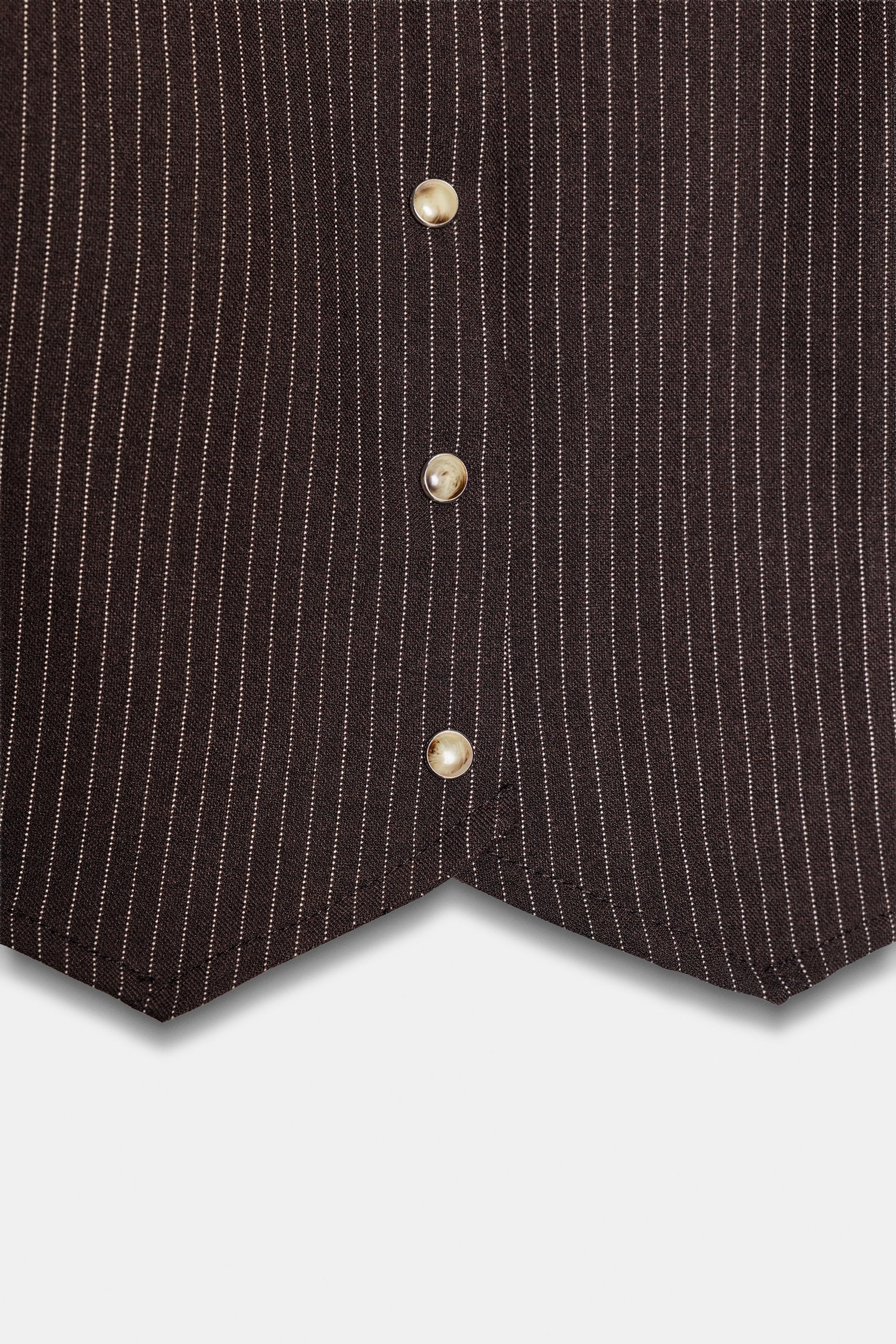 CHEMISE COURTE RAYURES ÉPAULETTES