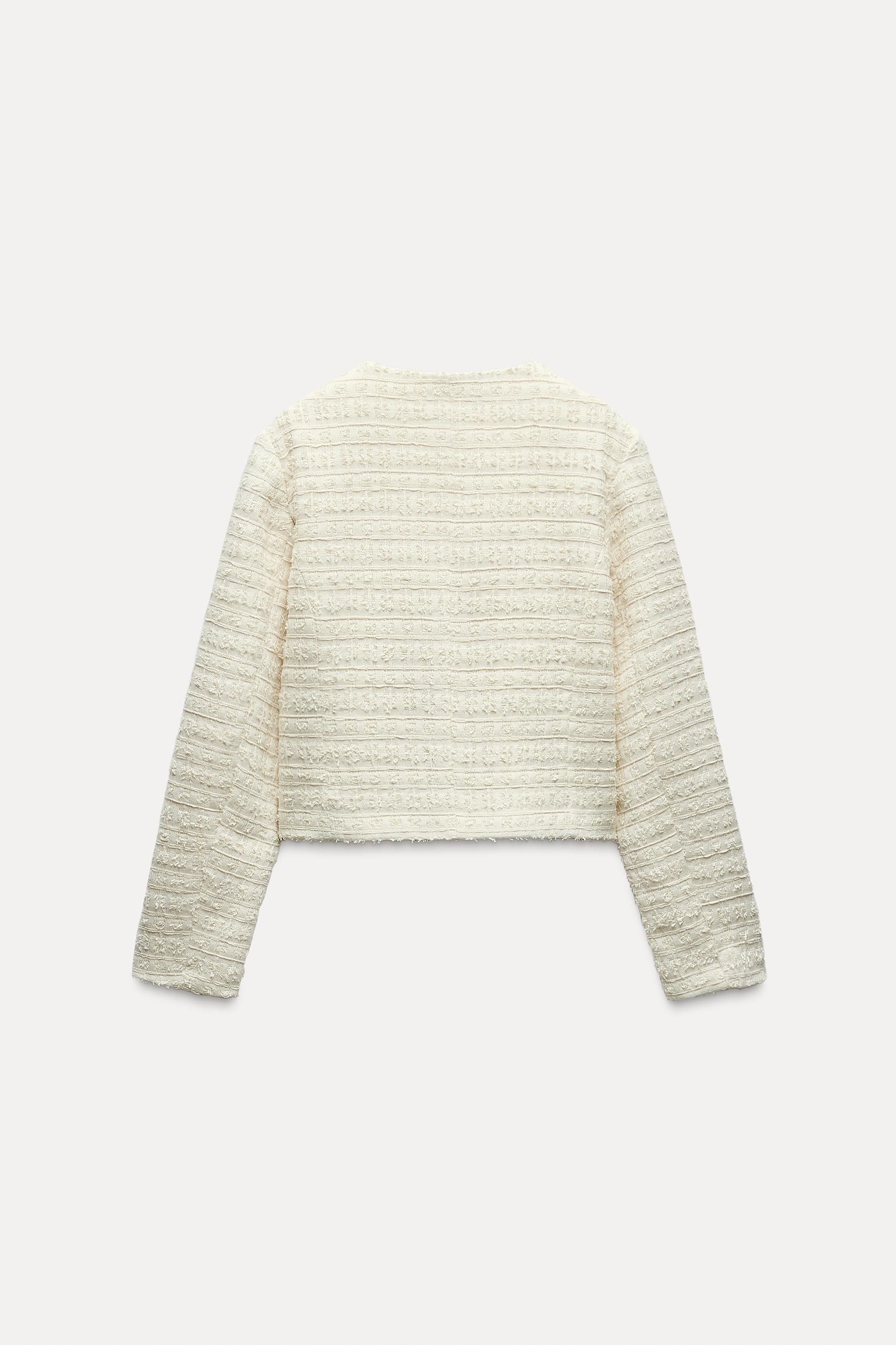 テクスチャージャケット - エクリュ | ZARA Japan / 日本