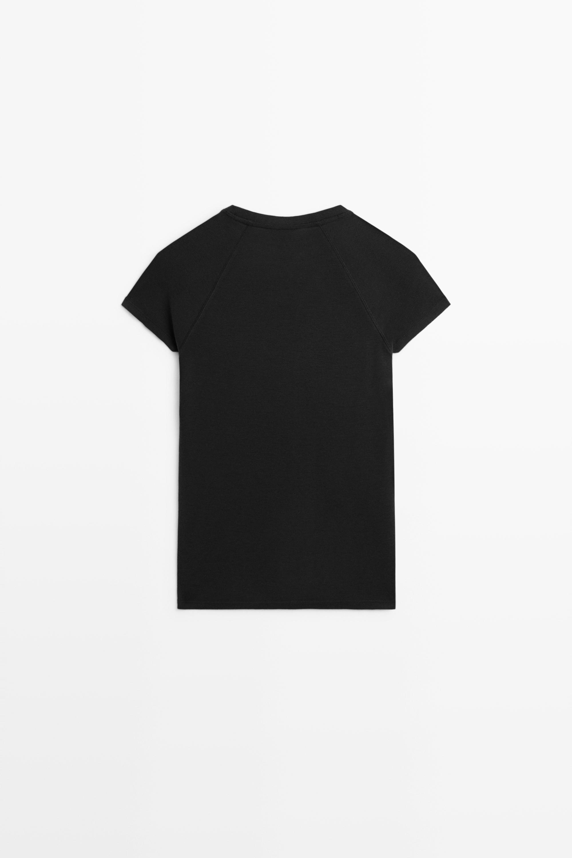 Short sleeve raglan T-shirt