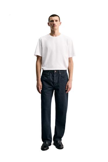 JEANS STRAIGHT FIT - أزرق الخاص بـ Zara