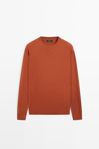Cotton blend knit sweater — 782 1