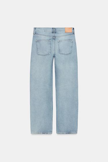 ZW COLLECTION LOW-RISE STRAIGHT JEANS - Light blue by Zara - Image 5