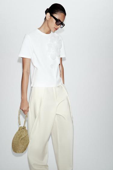 MALA SHOULDER BAG METALIZADA - Dourado da Zara