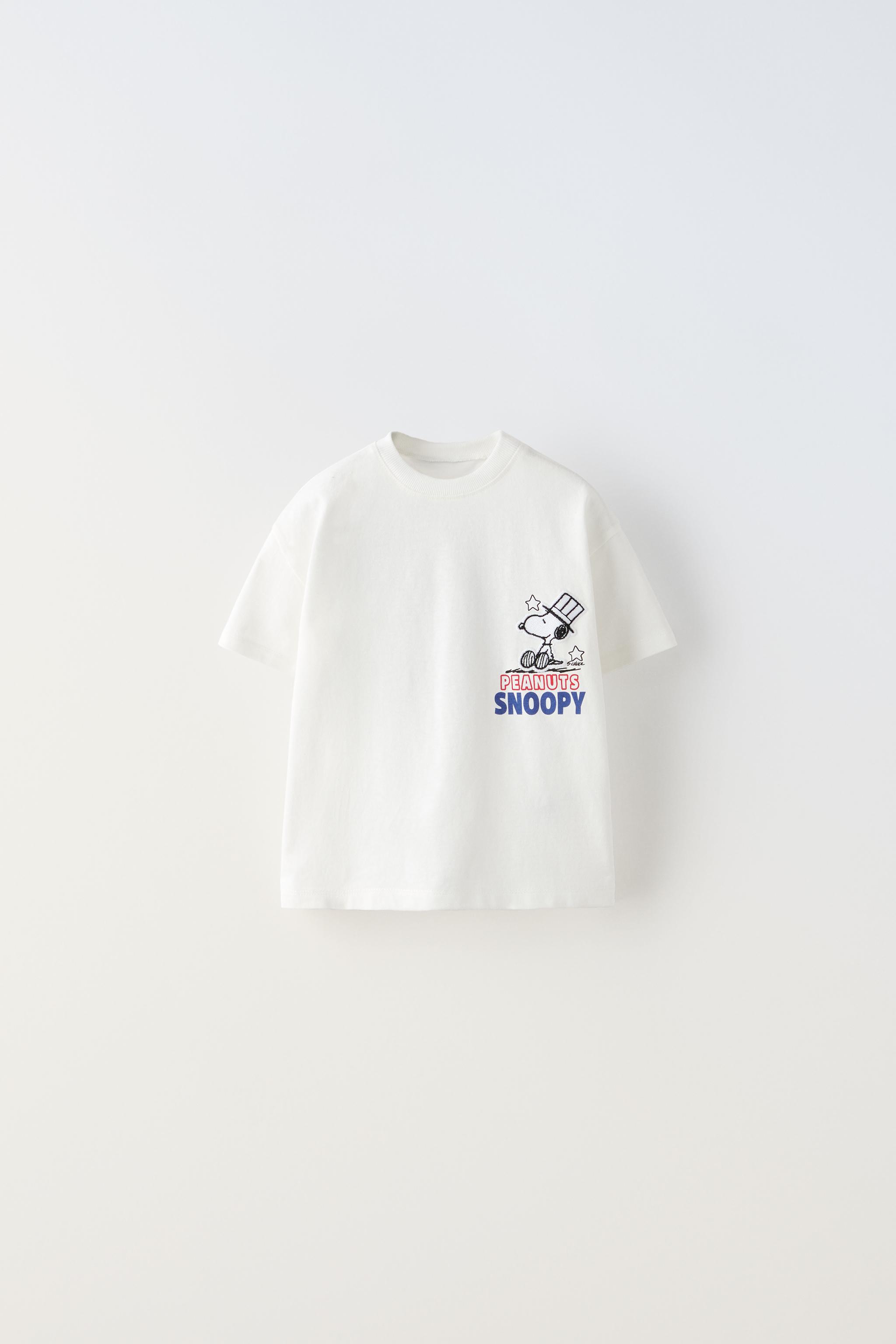 snoopy white t shirt