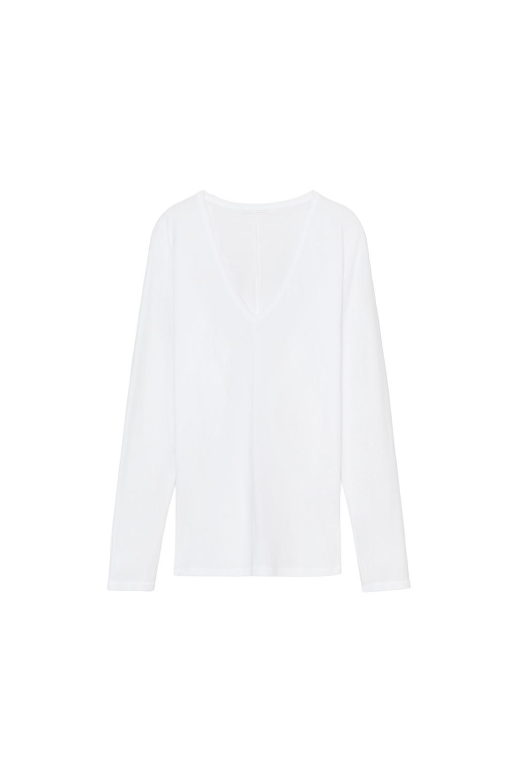 COTTON V-NECK T-SHIRT - image 4