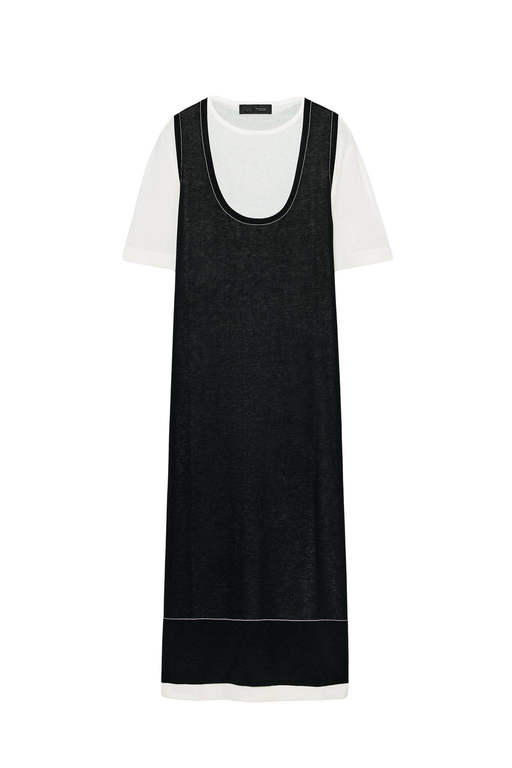 COMBINATION KNIT DRESS - image 3