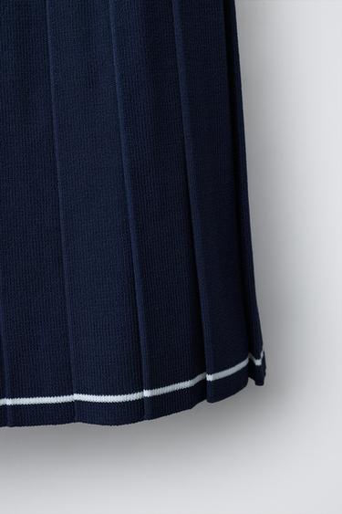 PENN © BOX PLEAT SKIRT - Dark navy by Zara - Image 3