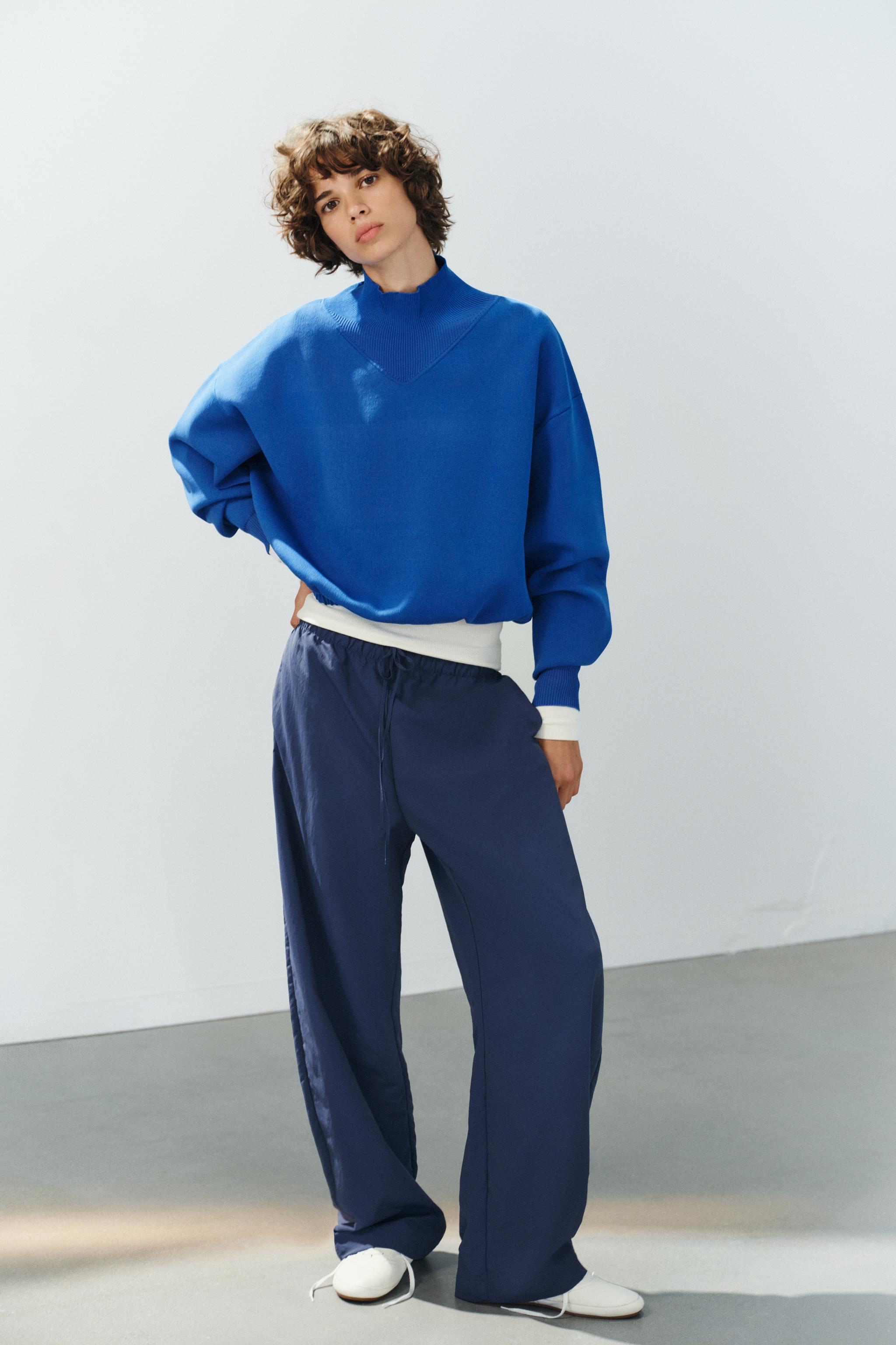 Женские свитеры Zara BUBBLE KNIT JUMPER