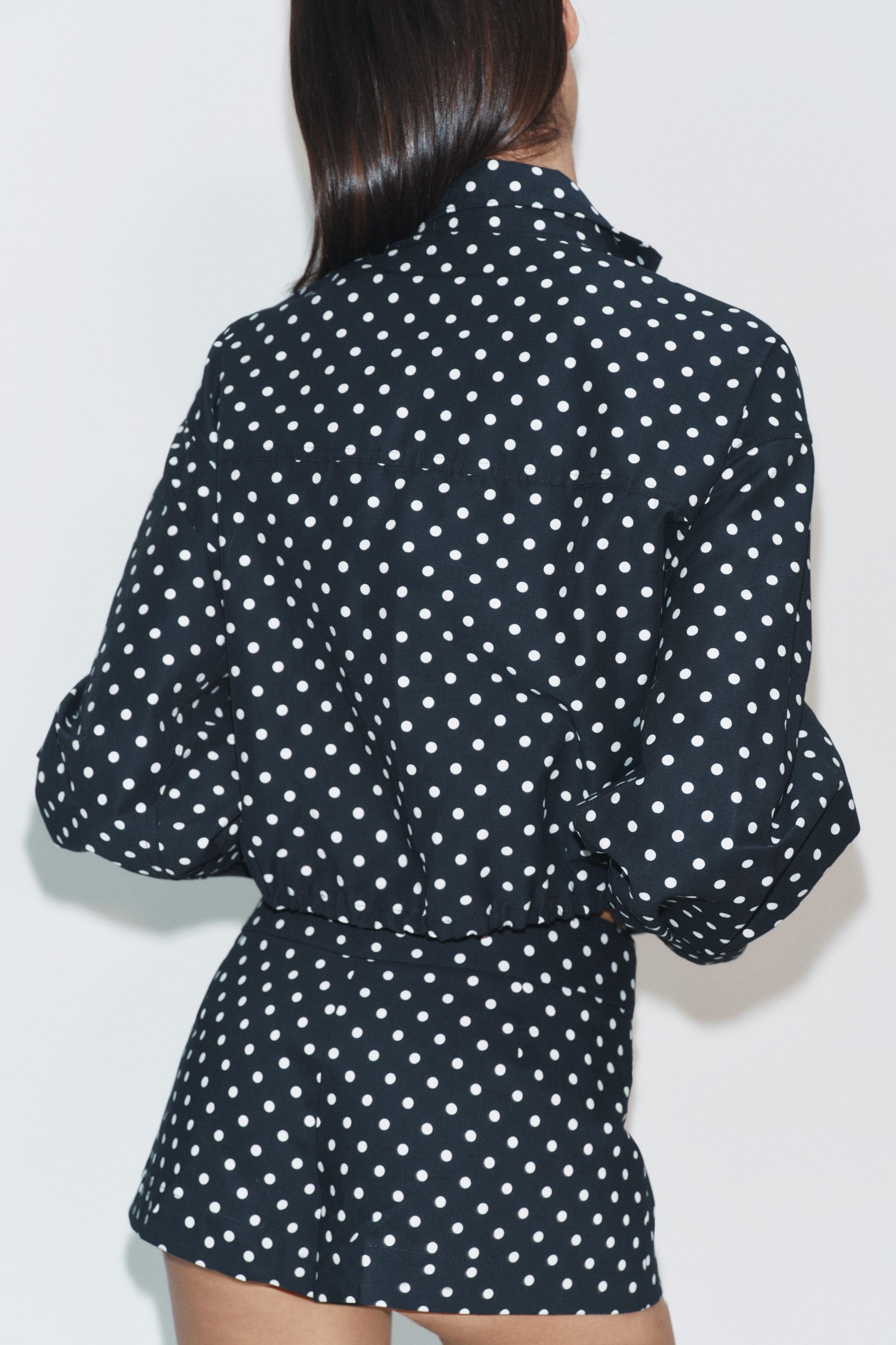 SHORT MINI À POIS