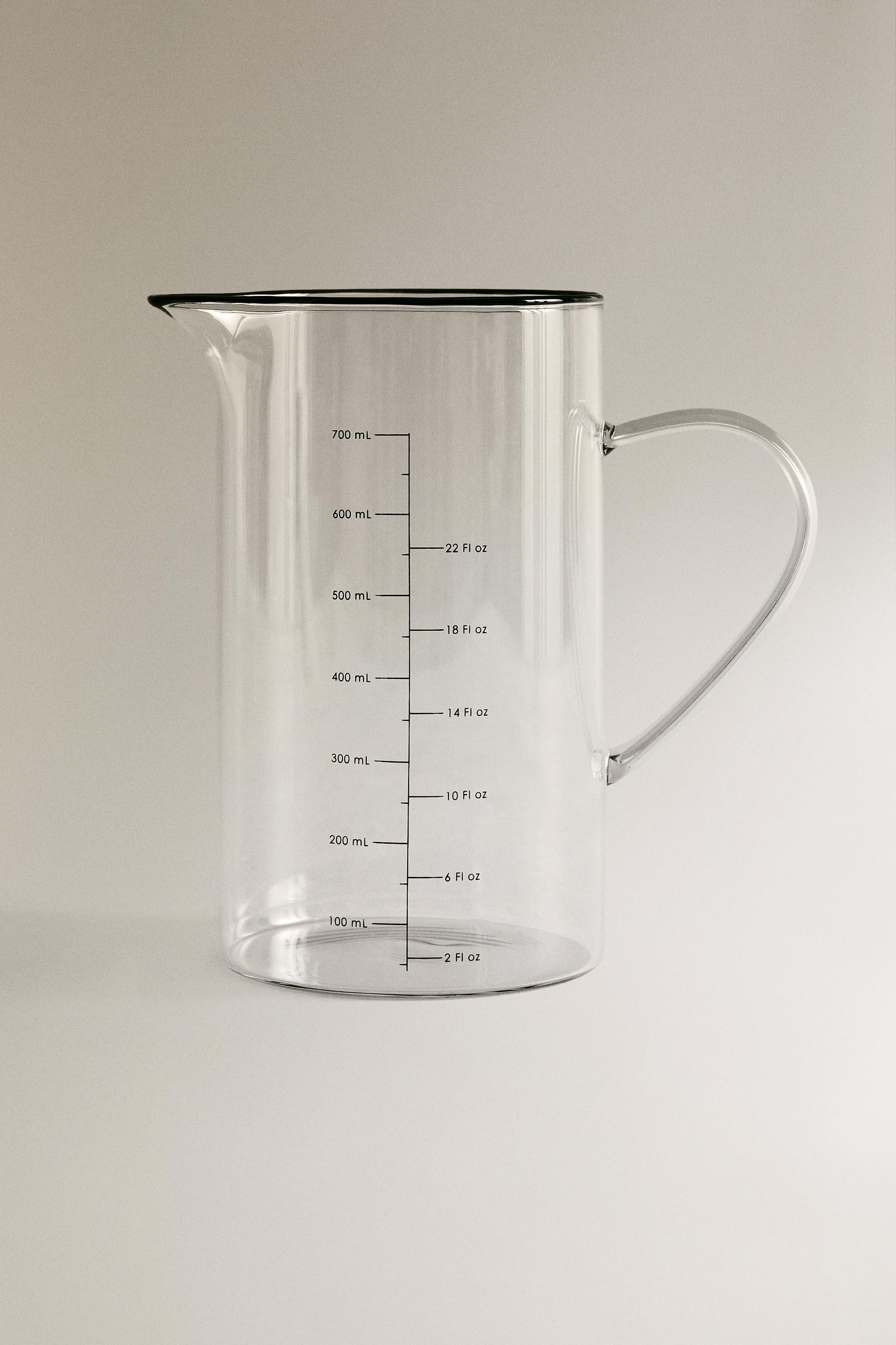 BOROSILICATE GLASS MEASURING PITCHER - Black | ZARA United States