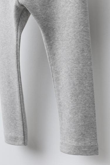 BASIC LEGGINGS WITH LABEL - Grey by Zara - Image 3