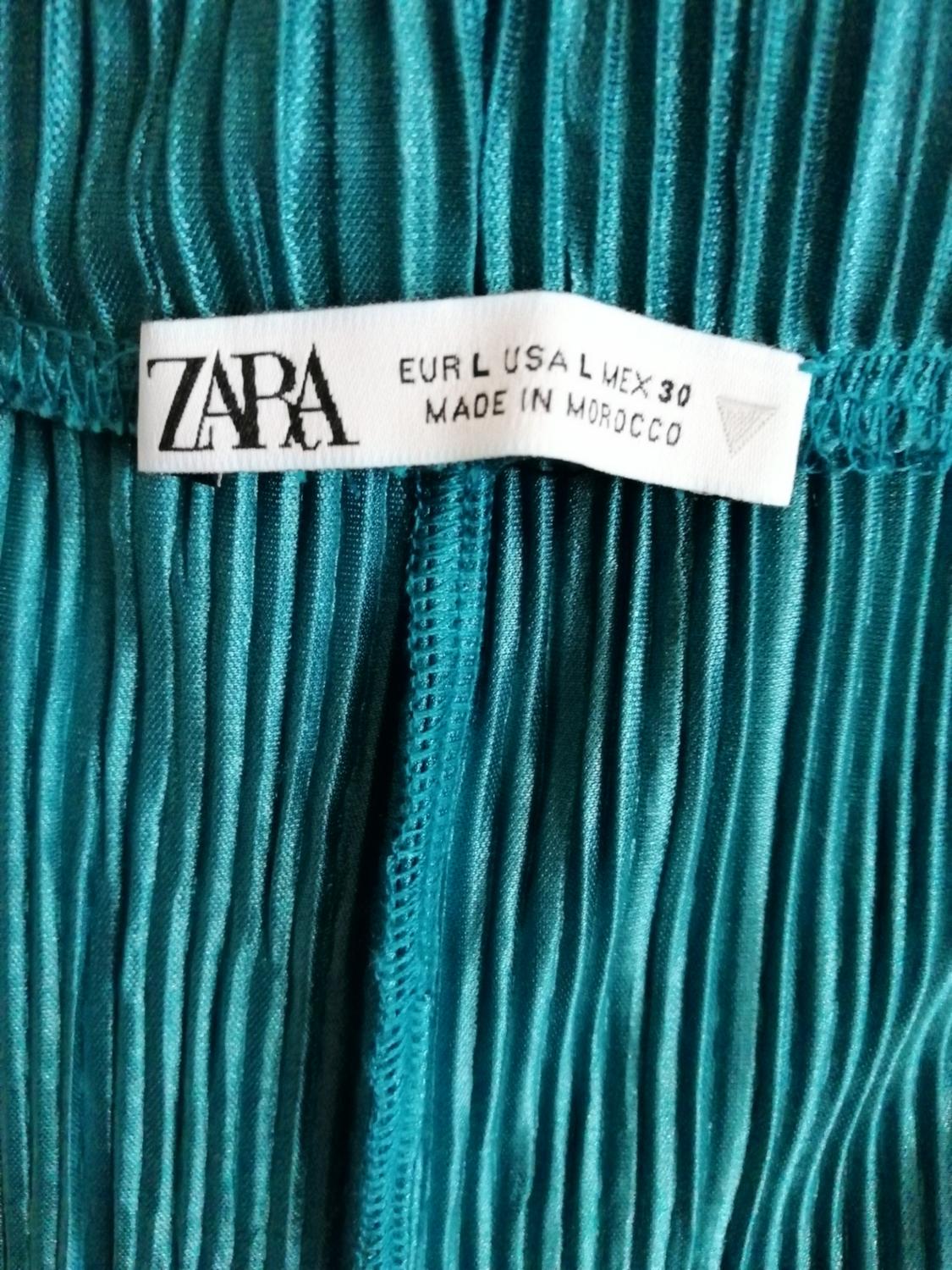 FINELY PLEATED PALAZZO TROUSERS - Image 4