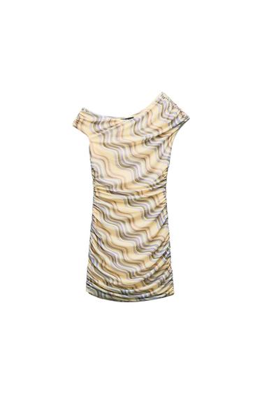 ASYMMETRIC TULLE DRESS