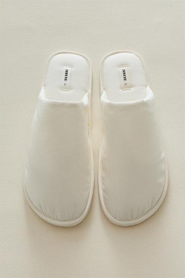TECHNICAL FABRIC MULE SLIPPERS - White by Zara - Image 6