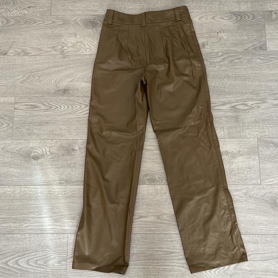 FAUX LEATHER FRANÇOISE FULL LENGTH TROUSERS - Image 2