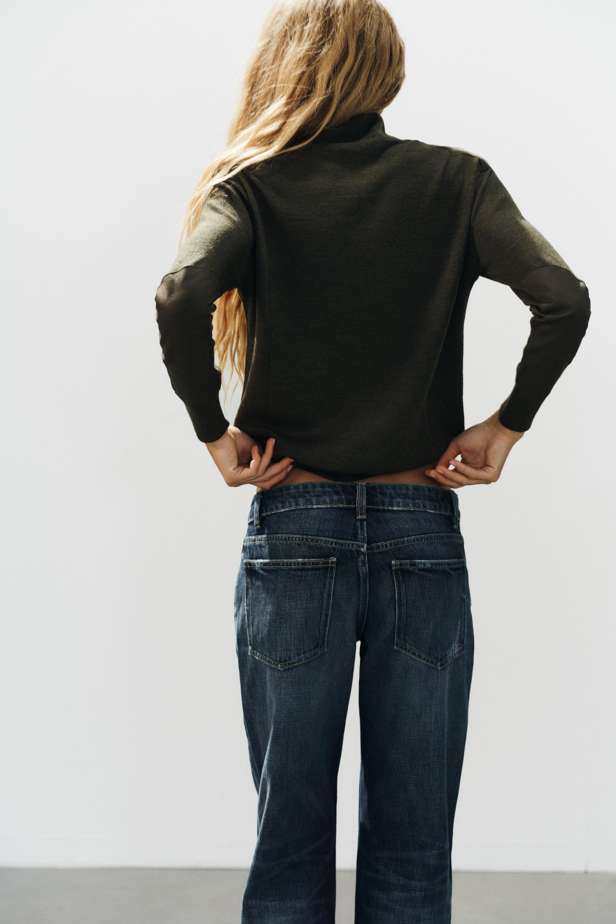 COMBINED-SHOULDER KNIT JUMPER