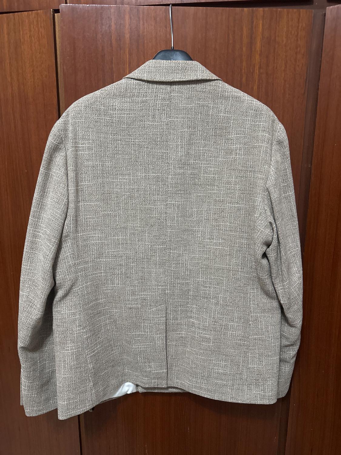 TEXTURED DOUBLE-BREASTED BLAZER - Image 2