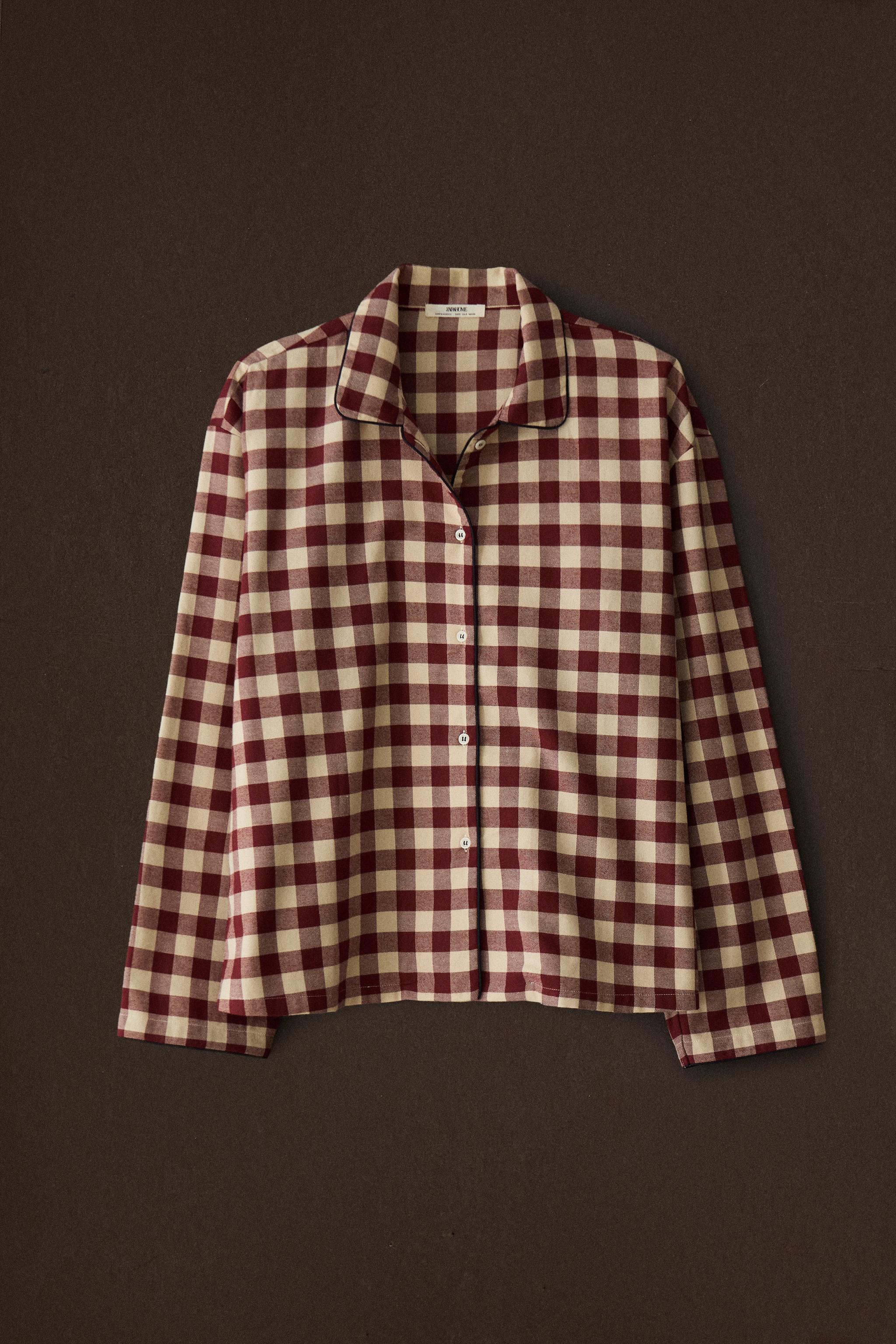 CHRISTMAS GINGHAM SHIRT