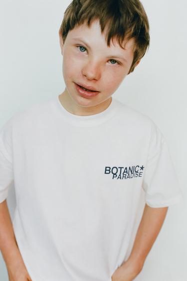 T-SHIRT IMPRIMÉ - Écru de Zara - Image 5