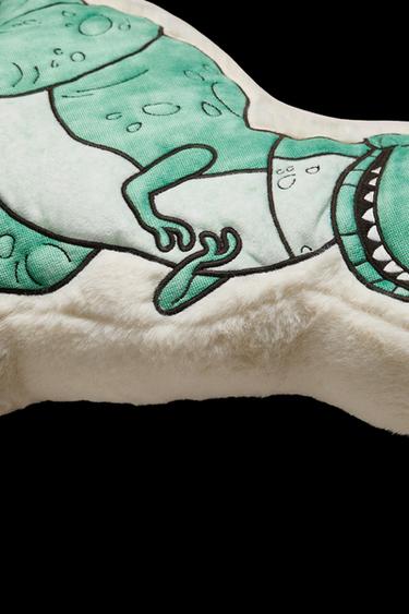 CHILDREN'S TOY STORY ©DISNEY/PIXAR FAUX FUR CUSHION - Green by Zara