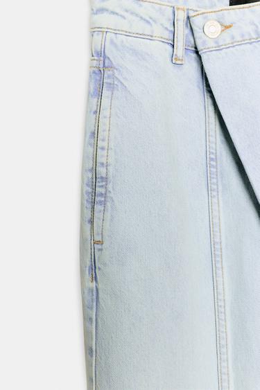 JEAN Z1975 TAILLE BASSE CROISÉ - Bleu clair de Zara - Image 8