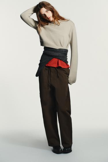 PULL COURT EN MAILLE À ÉPAULETTES - Pierre de Zara