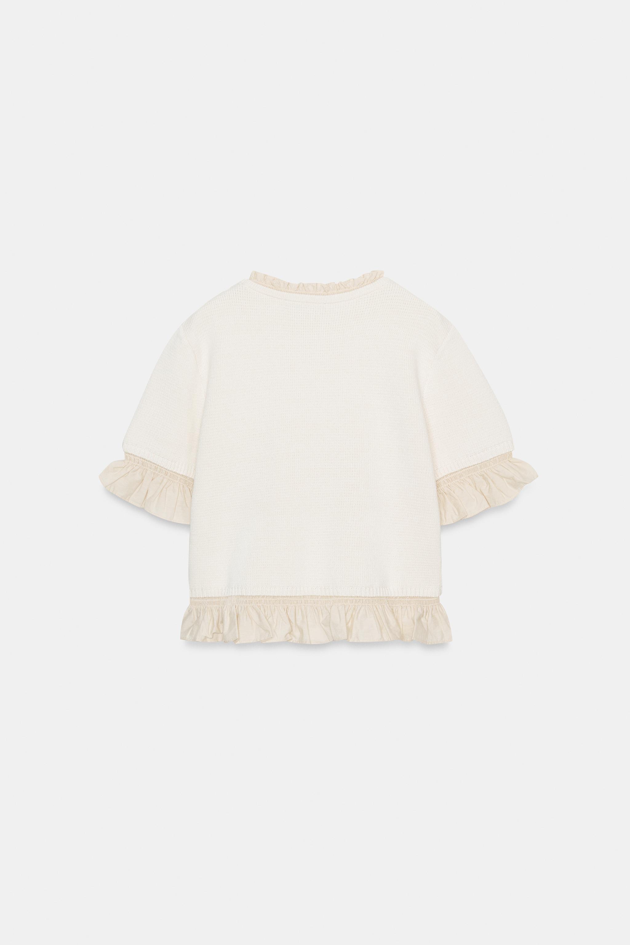 COMBINED KNIT SHORT SLEEVE JUMPER