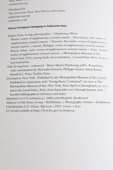 IRVING PENN CENTENNIAL BOOK - Black / White by Zara - Image 5