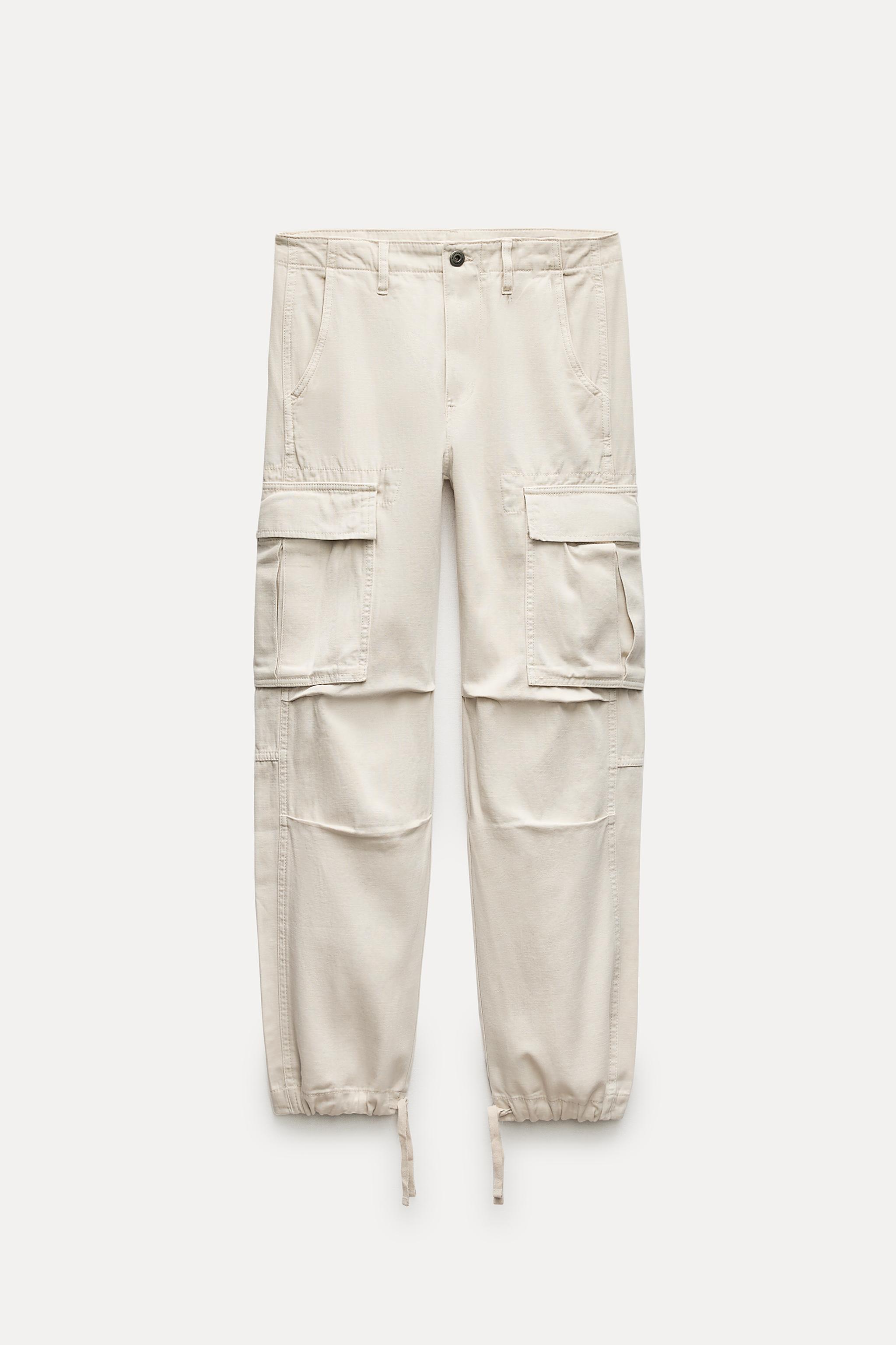 SLIM FIT CARGO PANTS ZW COLLECTION