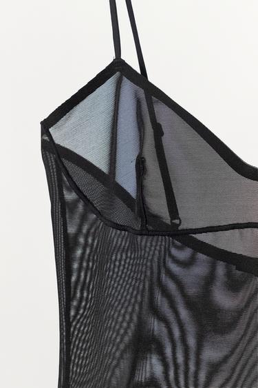 SHORTS BODYSUIT WITH POLYAMIDE - Black by Zara - Image 11