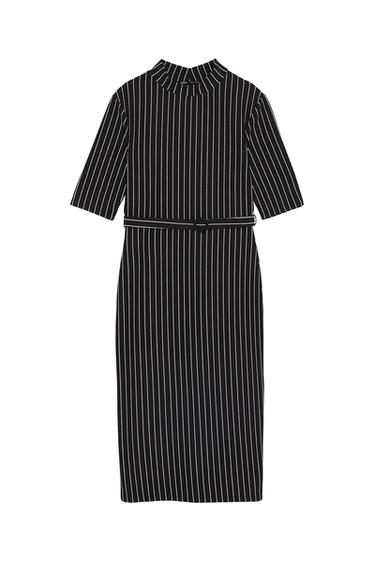 PENCIL DRESS WITH BELT
